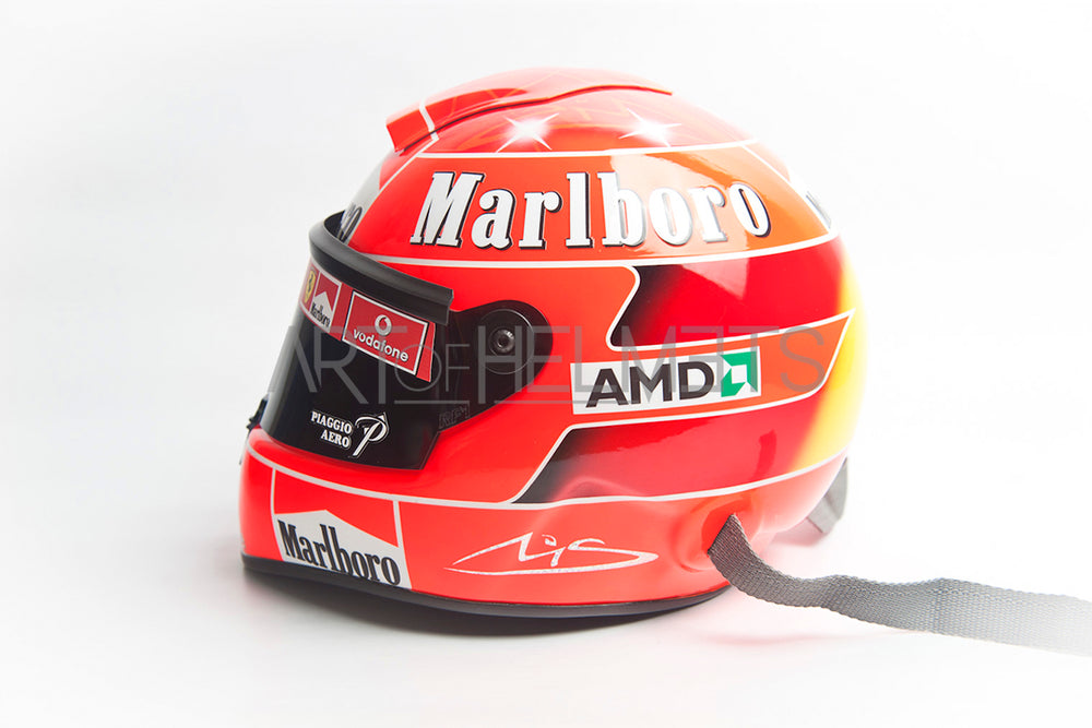 Michael Schumacher 2005 Casque pleine grandeur 1:1 réplique 1:1 pour Michael Schumacher