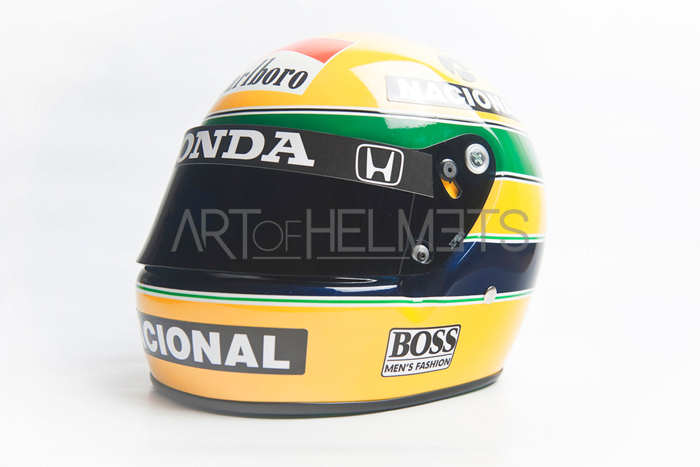 Ayrton Senna 1991 F1 Full-Size 1:1 Replica Helmet