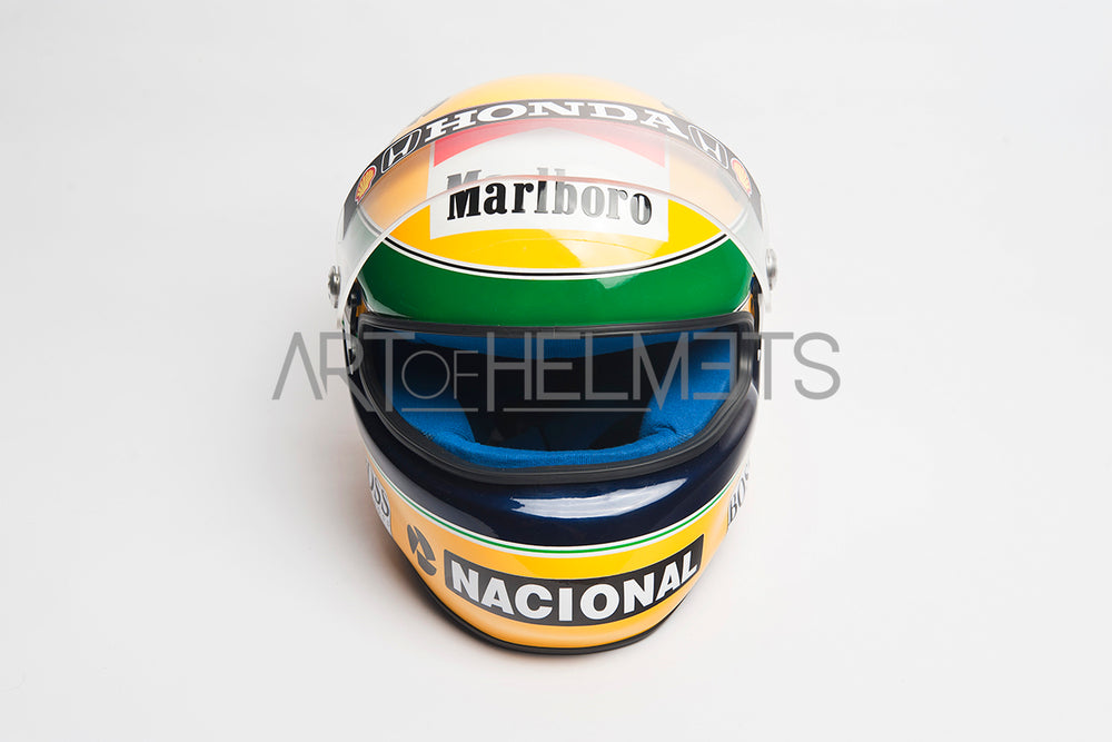 Ayrton Senna 1992 F1 Full-Size 1:1 Replica Helmet