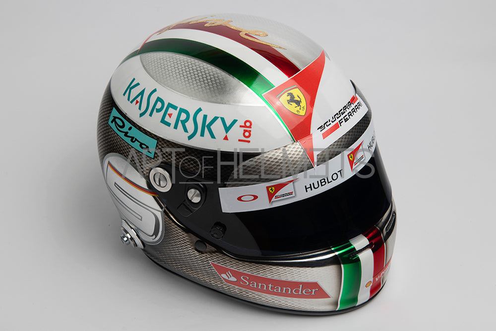 Sebastian Vettel 2017 Chrome Monza Grand Prix Réplique 1:1 du casque