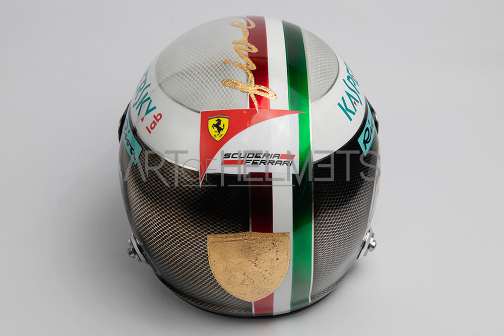 Sebastian Vettel 2017 Chrome Monza Grand Prix Réplique 1:1 du casque