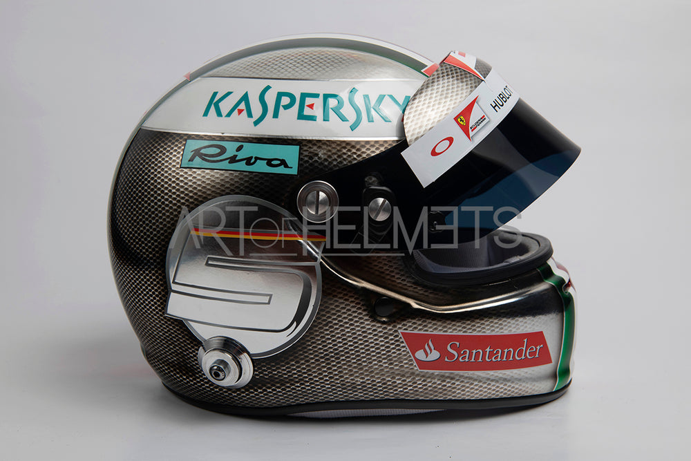 Sebastian Vettel 2017 Chrome Monza Grand Prix Réplique 1:1 du casque