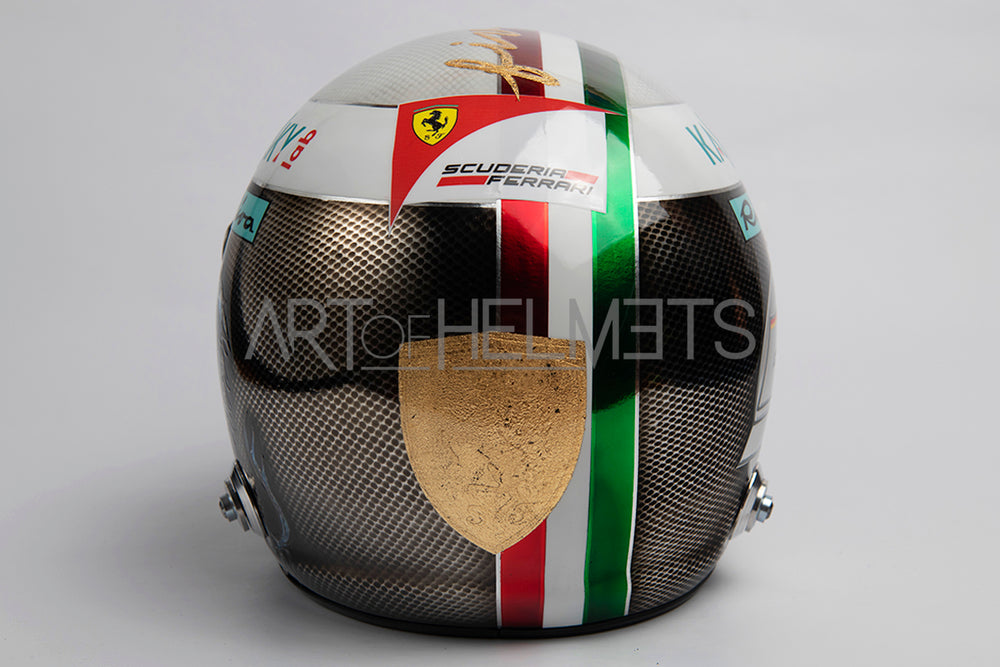 Sebastian Vettel 2017 Chrome Monza Grand Prix Réplique 1:1 du casque