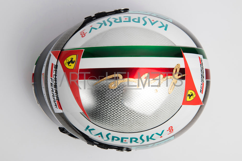 Sebastian Vettel 2017 Chrome Monza Grand Prix Réplique 1:1 du casque
