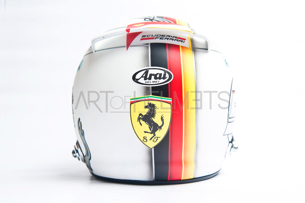 Sebastian Vettel 2017 Grand Prix d'Australie Grand Prix Full-Size 1:1 Replica Helmet
