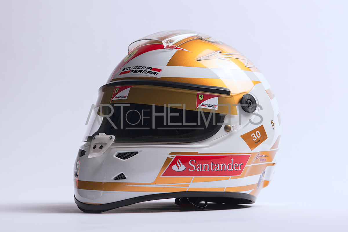 Sebastian Vettel F1 Helmet Swap Fernando Alonso 2012 F1 Monaco
