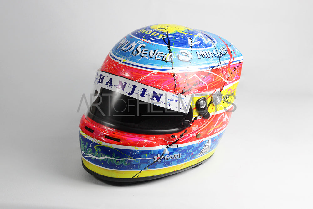 Fernando Alonso 2005 Art Custom Full-Size 1:1 Replica Helmet by Montesano.