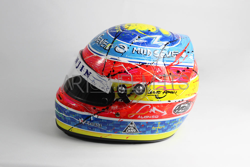 Fernando Alonso 2005 Art Custom Full-Size 1:1 Replica Helmet by Montesano.
