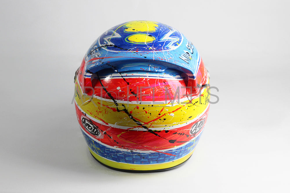 Fernando Alonso 2005 Art Custom Full-Size 1:1 Replica Helmet by Montesano.