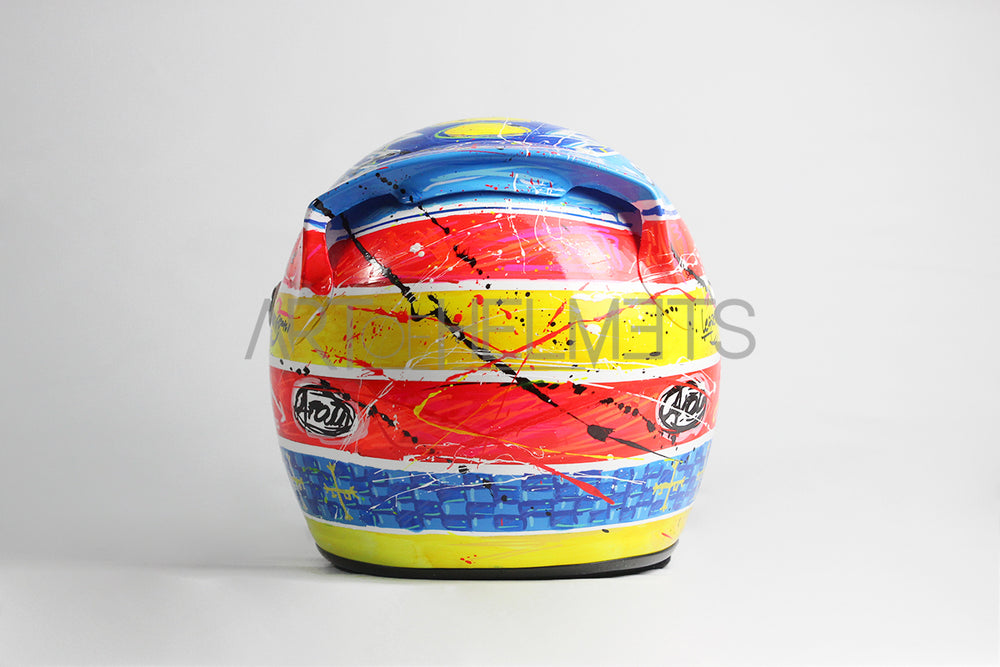 Fernando Alonso 2005 Art Custom Full-Size 1:1 Replica Helmet by Montesano.