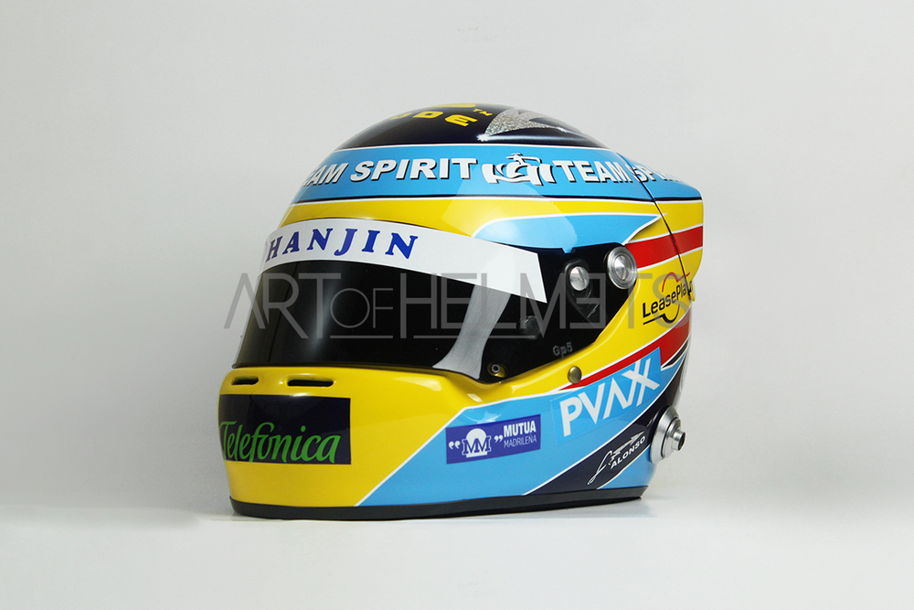 Fernando Alonso 2006 "Team Spirit" F1 World Champion Full-Size 1:1 Replica Helmet