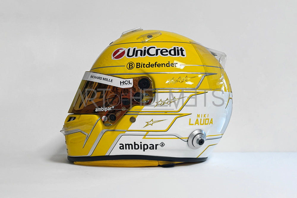 Lewis Hamilton 2025 Monza GP F1 Season Full-Size 1:1 Replica Helmet