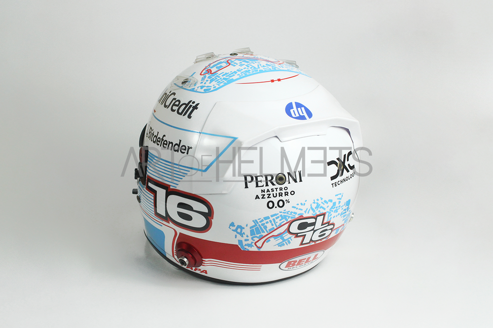 Charles Leclerc 2025 Monaco GP F1 Full-Size 1:1 Replica Helmet
