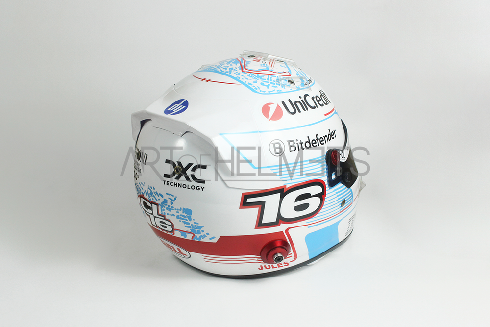 Charles Leclerc 2025 Monaco GP F1 Full-Size 1:1 Replica Helmet