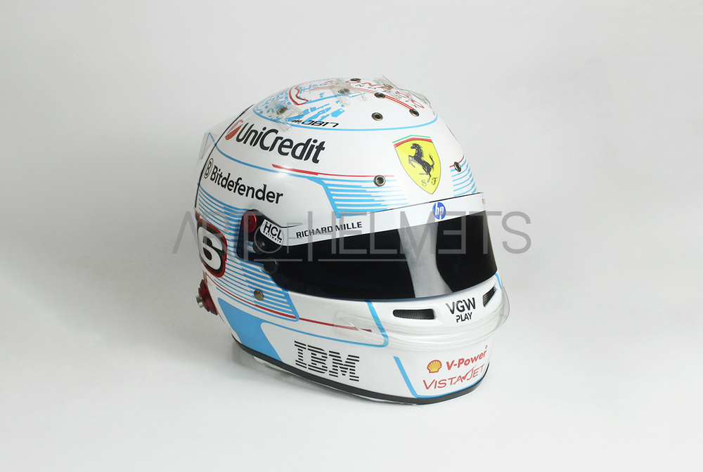 Charles Leclerc 2025 Monaco GP F1 Full-Size 1:1 Replica Helmet