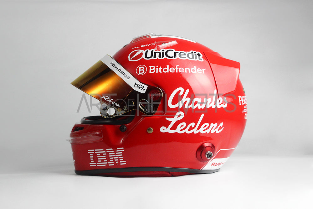 Charles Leclerc 2025 F1 Monza GP Special Full-Size 1:1 Replica Helmet