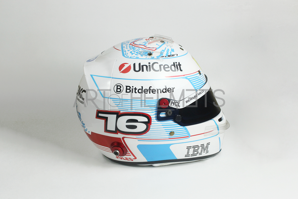 Charles Leclerc 2025 Monaco GP F1 Full-Size 1:1 Replica Helmet