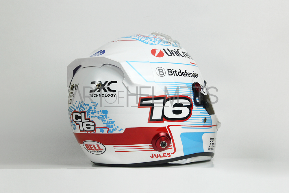 Charles Leclerc 2025 Monaco GP F1 Full-Size 1:1 Replica Helmet