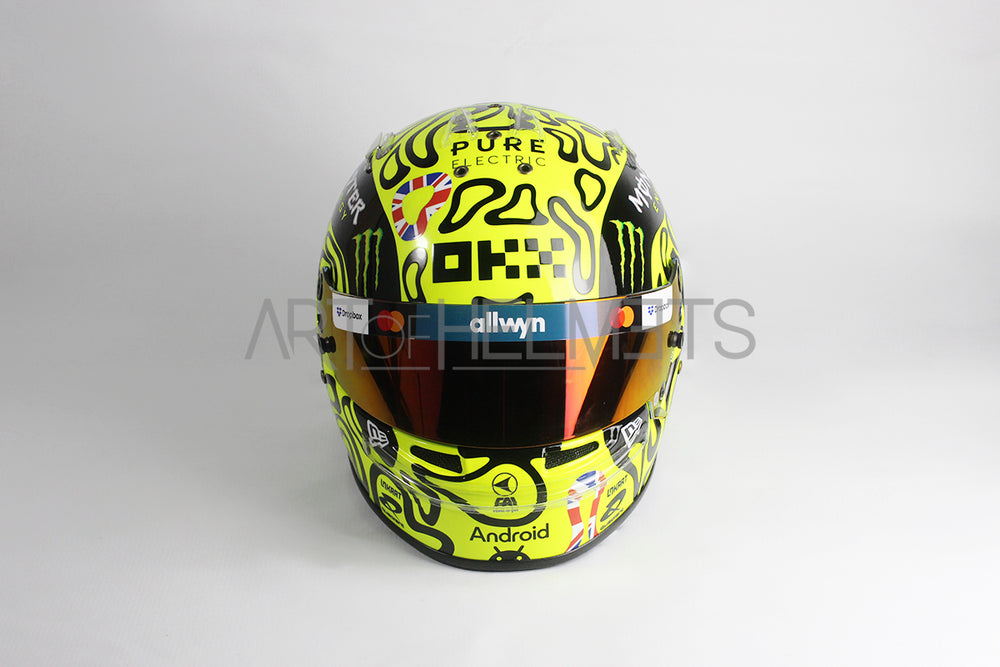 Lando Norris 2025 Silverstone GP F1 Full-Size 1:1 Replica Helmet