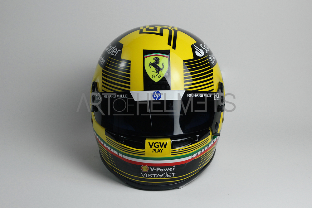 Carlos Sainz 2024 Monza Grand Prix F1 Full-Size 1:1 Replica Helmet