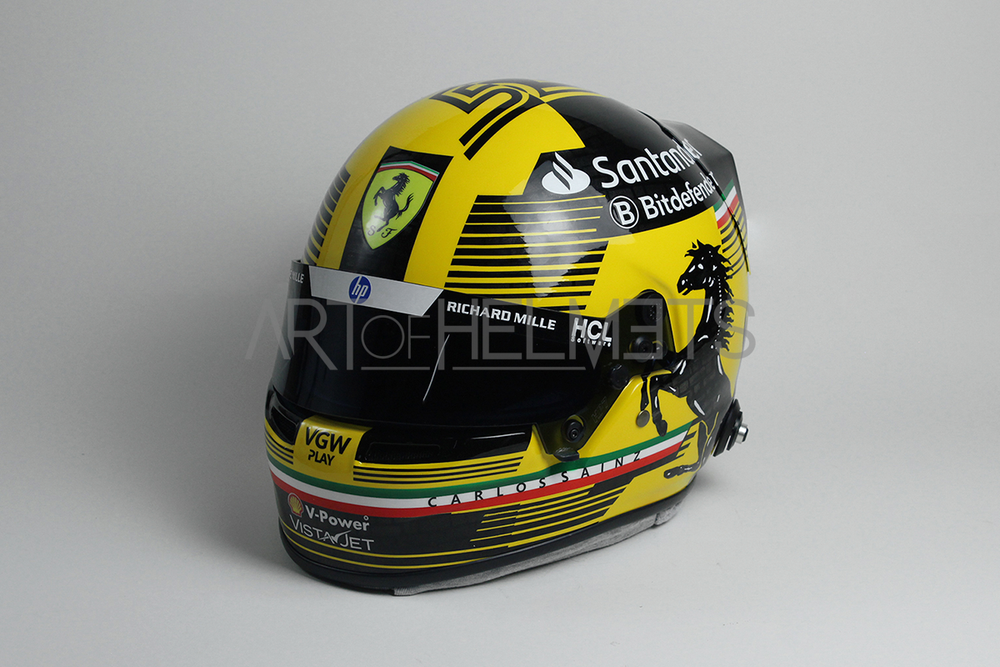 Carlos Sainz 2024 Monza Grand Prix F1 Full-Size 1:1 Replica Helmet