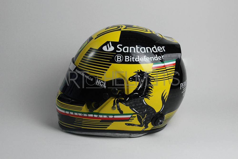 Carlos Sainz 2024 Monza Grand Prix F1 Full-Size 1:1 Replica Helmet