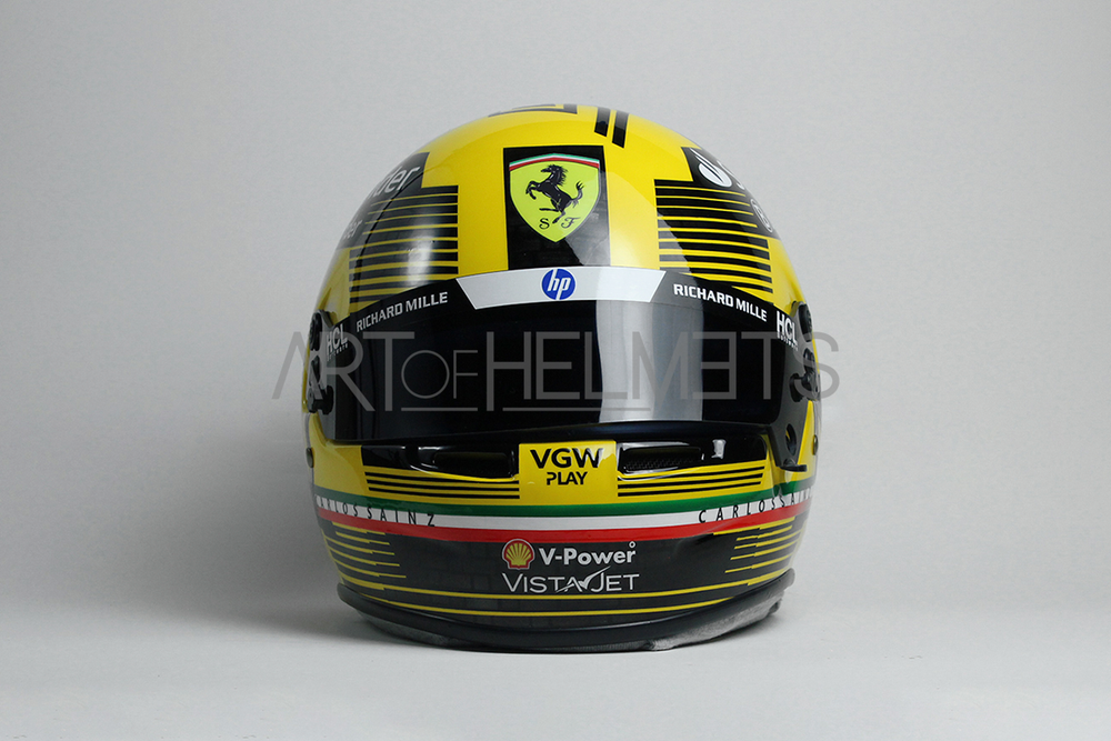 Carlos Sainz 2024 Monza Grand Prix F1 Full-Size 1:1 Replica Helmet