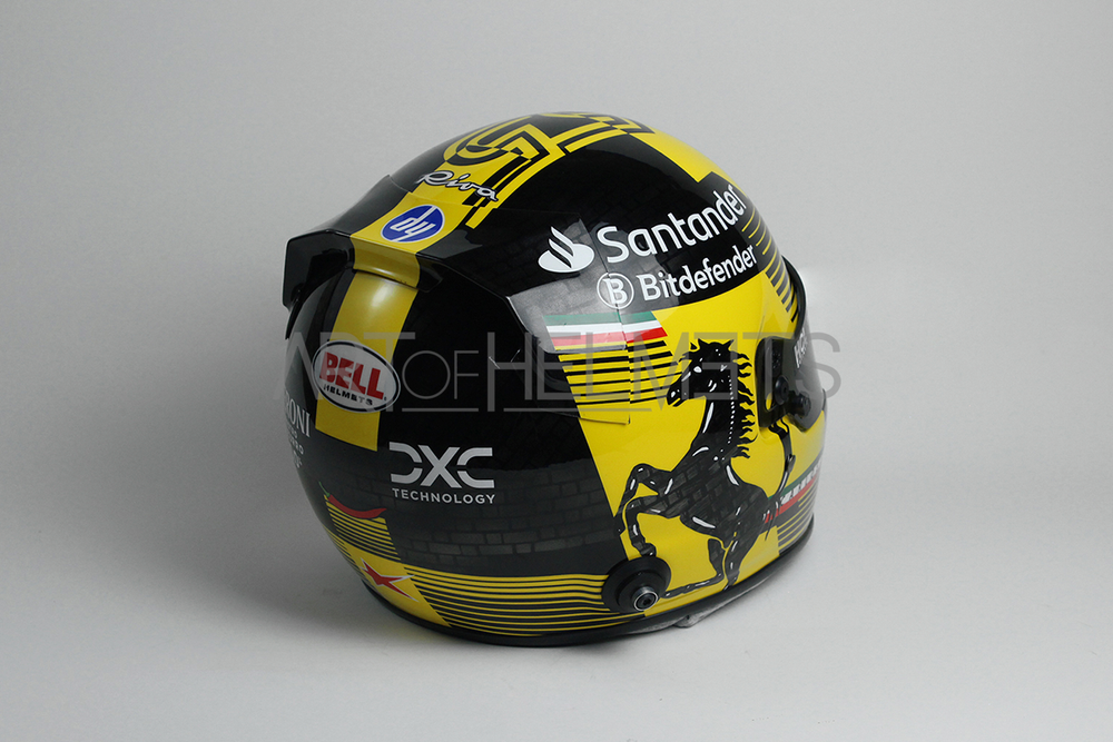 Carlos Sainz 2024 Monza Grand Prix F1 Full-Size 1:1 Replica Helmet