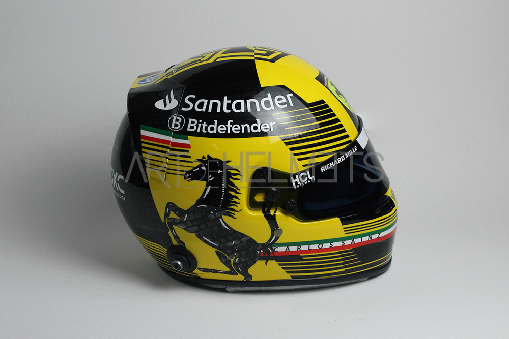 Carlos Sainz 2024 Monza Grand Prix F1 Full-Size 1:1 Replica Helmet