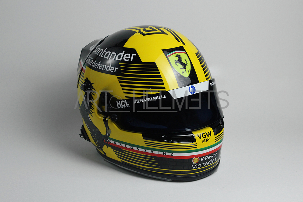 Carlos Sainz 2024 Monza Grand Prix F1 Full-Size 1:1 Replica Helmet