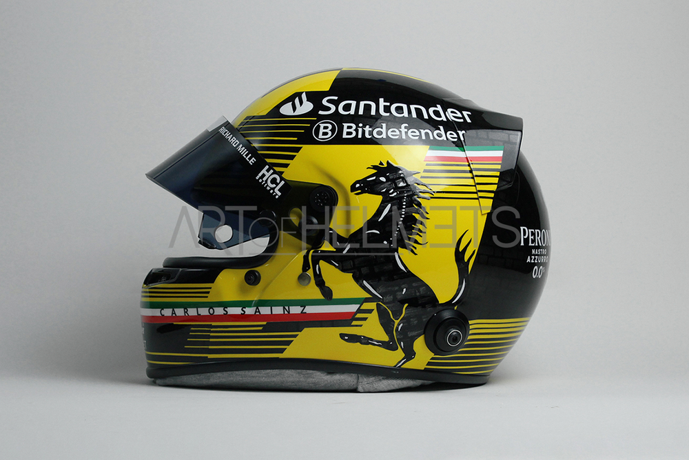 Carlos Sainz 2024 Monza Grand Prix F1 Full-Size 1:1 Replica Helmet
