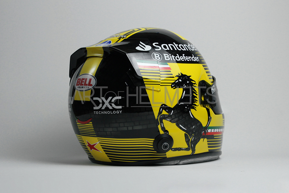 Carlos Sainz 2024 Monza Grand Prix F1 Full-Size 1:1 Replica Helmet