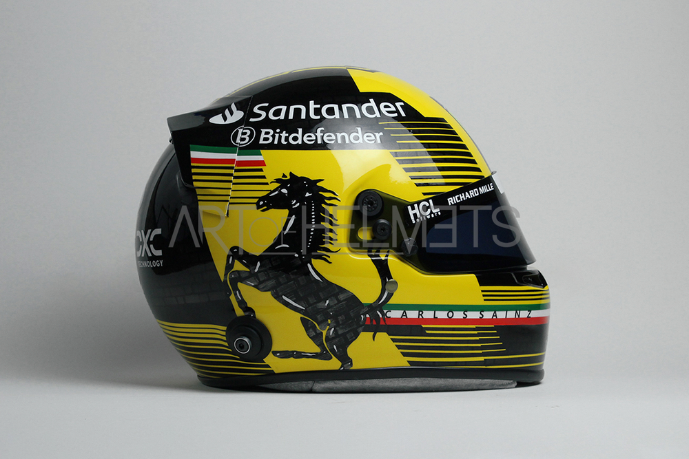 Carlos Sainz 2024 Monza Grand Prix F1 Full-Size 1:1 Replica Helmet