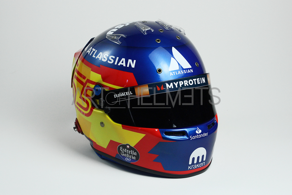 Carlos Sainz 2025 F1 Full-Size 1:1 Replica Helmet
