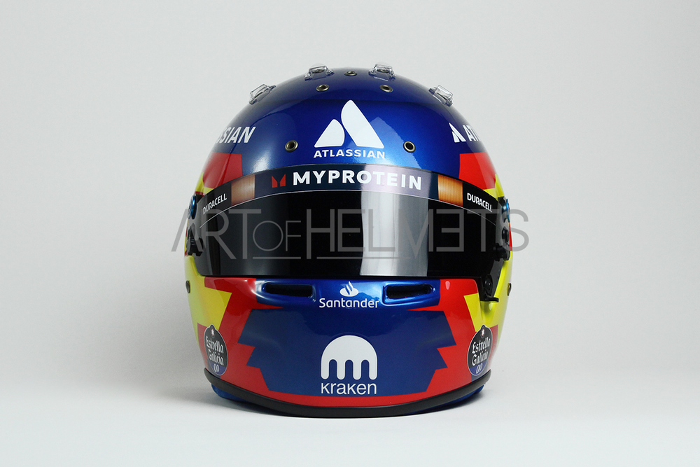 Carlos Sainz 2025 F1 Full-Size 1:1 Replica Helmet