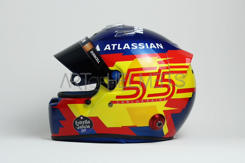 Carlos Sainz 2025 F1 Full-Size 1:1 Replica Helmet