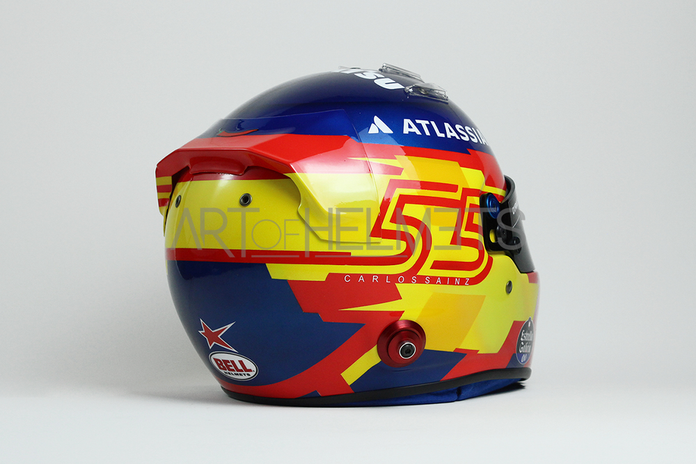 Carlos Sainz 2025 F1 Full-Size 1:1 Replica Helmet