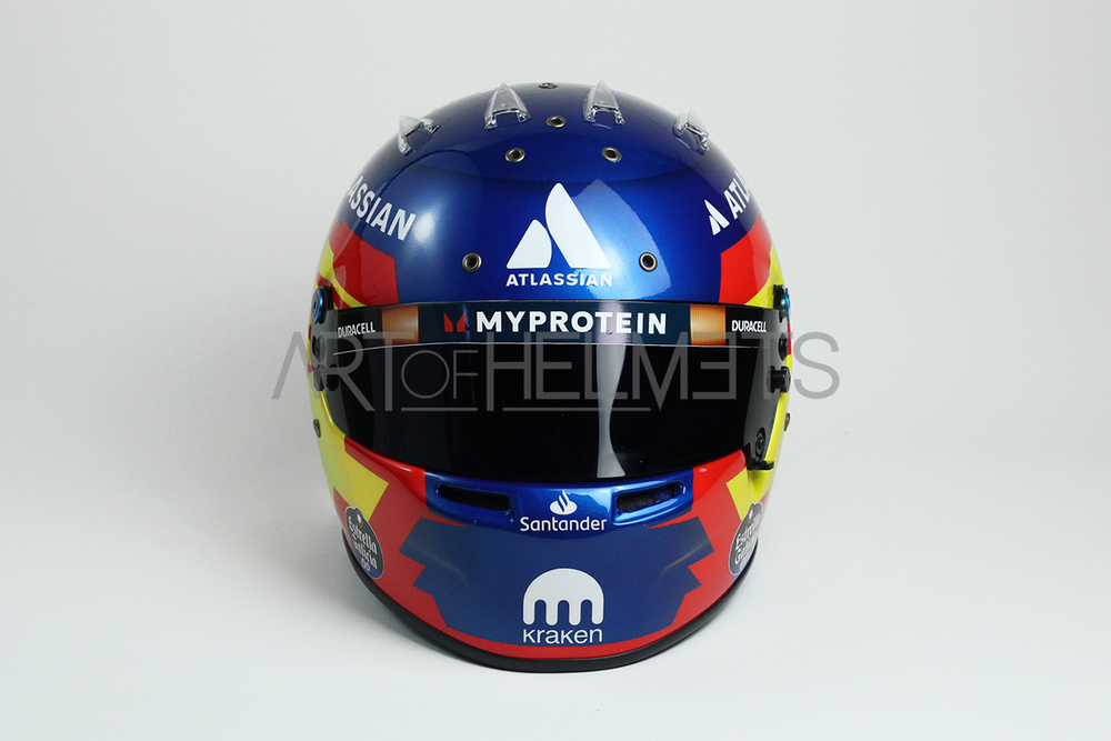 Carlos Sainz 2025 F1 Full-Size 1:1 Replica Helmet