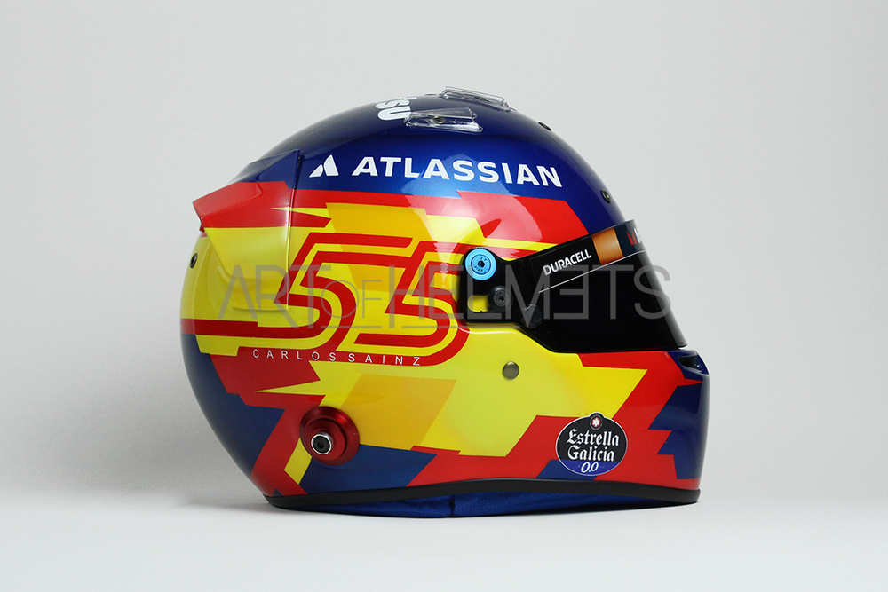 Carlos Sainz 2025 F1 Full-Size 1:1 Replica Helmet