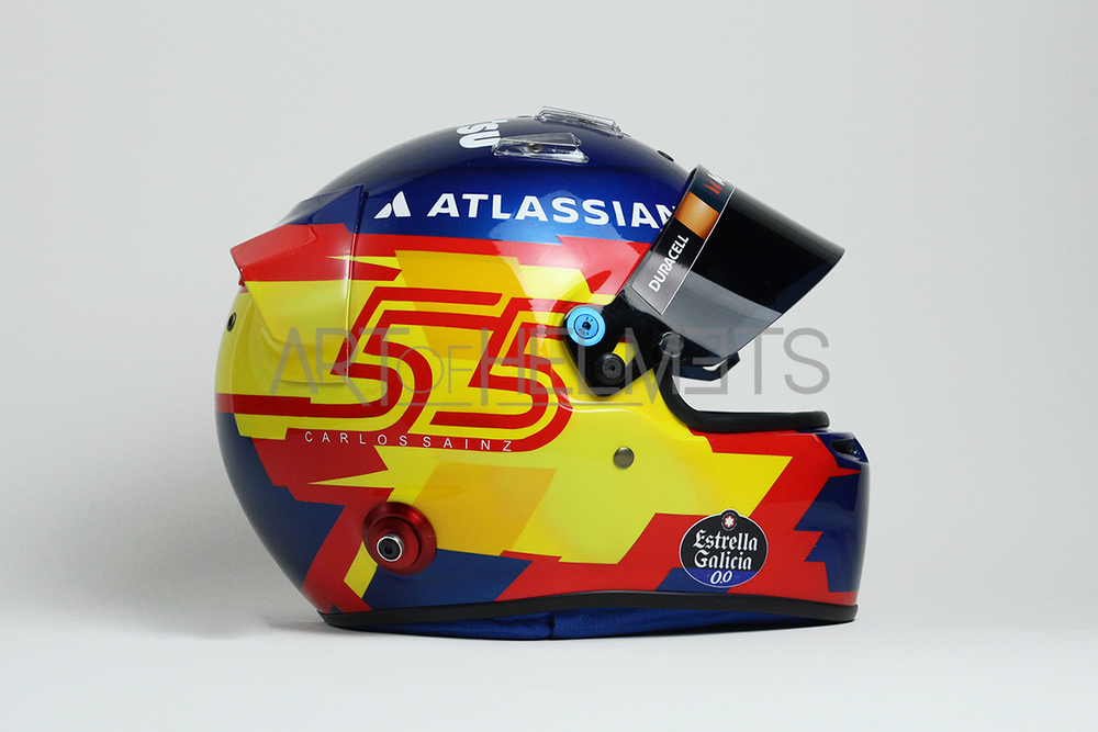 Carlos Sainz 2025 F1 Full-Size 1:1 Replica Helmet