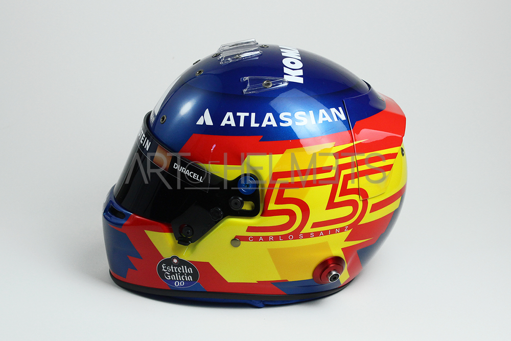 Carlos Sainz 2025 F1 Full-Size 1:1 Replica Helmet
