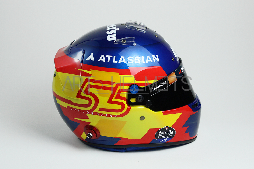 Carlos Sainz 2025 F1 Full-Size 1:1 Replica Helmet