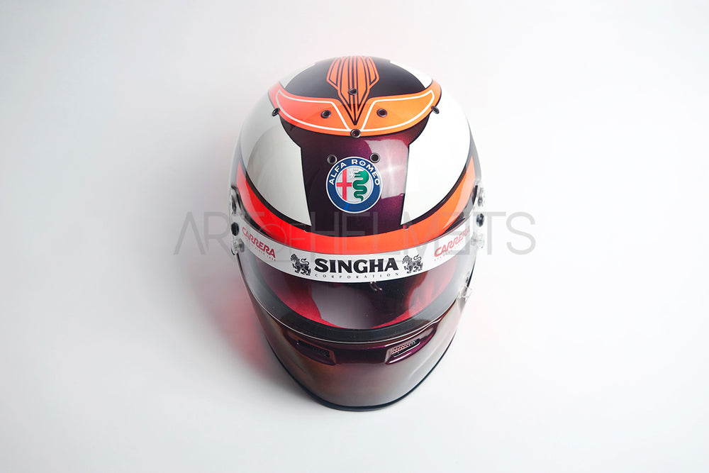 Kimi Räikkönen 2019 Casco Replica 1:1 a grandezza naturale