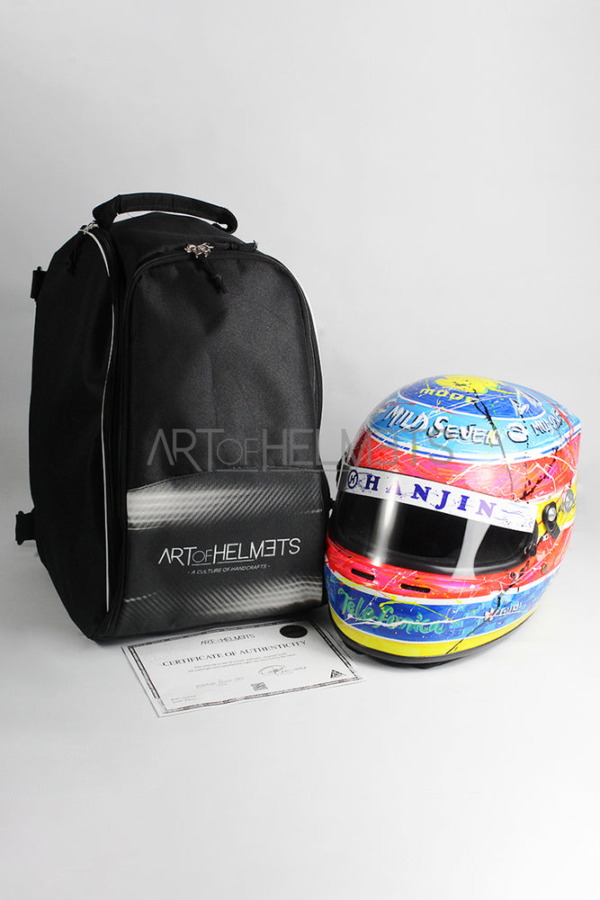Fernando Alonso 2005 Art Custom Full-Size 1:1 Replica Helmet by Montesano.