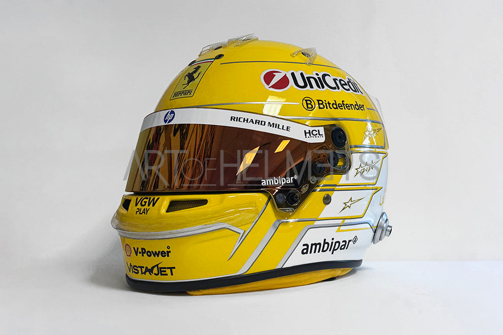 Lewis Hamilton 2025 Monza GP F1 Season Full-Size 1:1 Replica Helmet