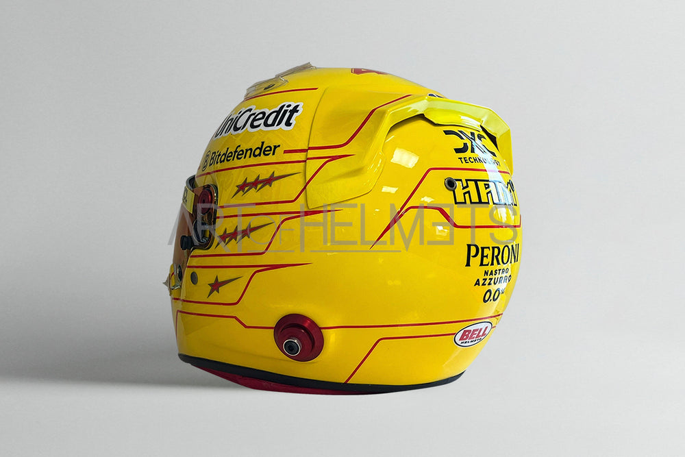 Lewis Hamilton 2025 F1 Pre- Season Full-Size 1:1 Replica Helmet (Glossy)