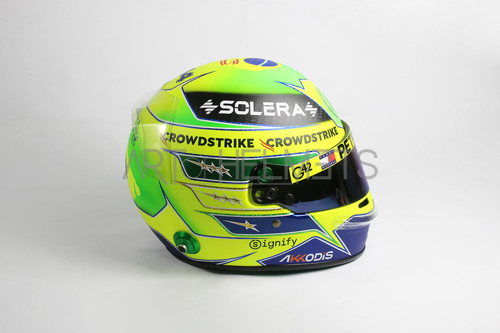 Lewis Hamilton 2024 F1 Brazilian GP Full-Size 1:1 Replica Helmet