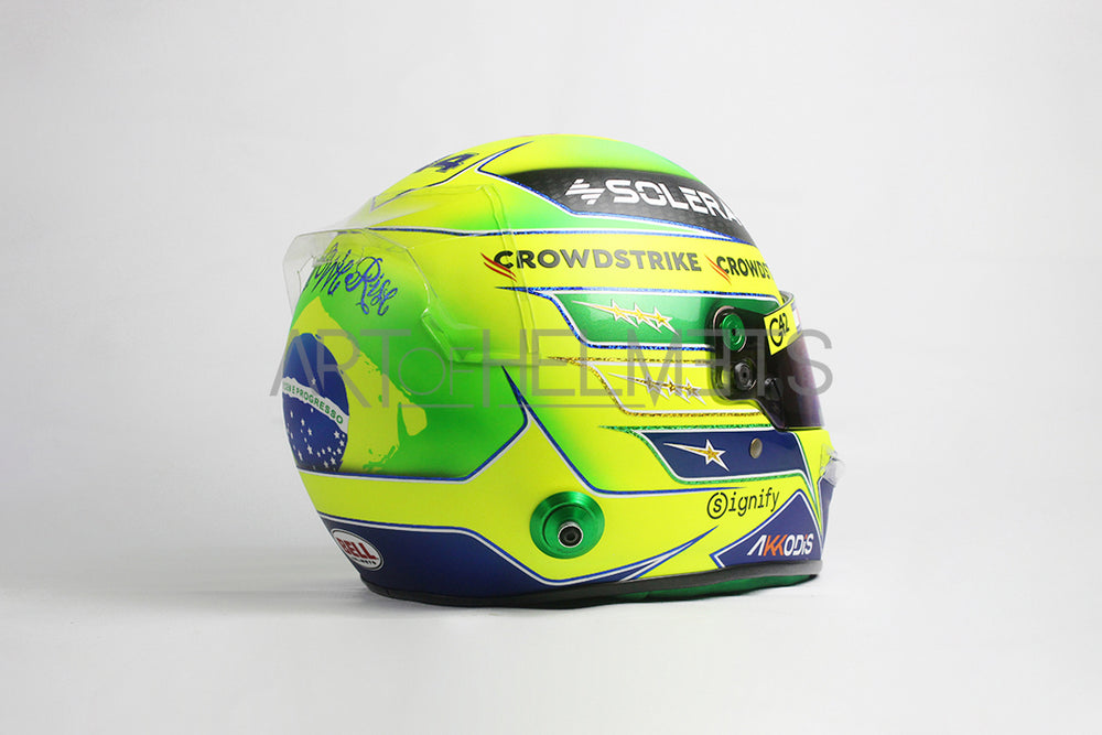 Lewis Hamilton 2024 F1 Brazilian GP Full-Size 1:1 Replica Helmet