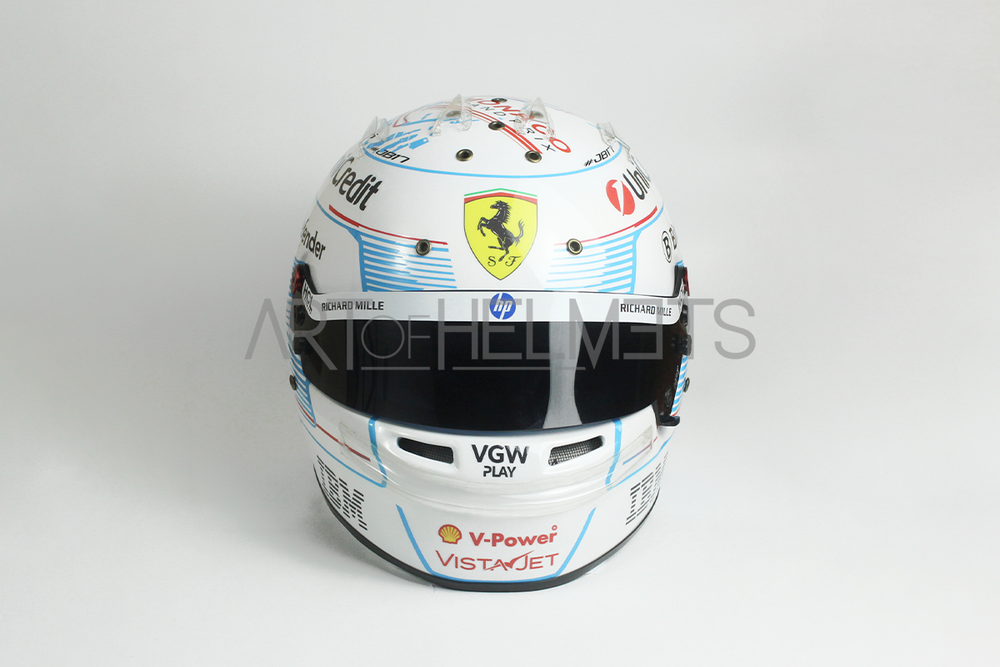 Charles Leclerc 2025 Monaco GP F1 Full-Size 1:1 Replica Helmet