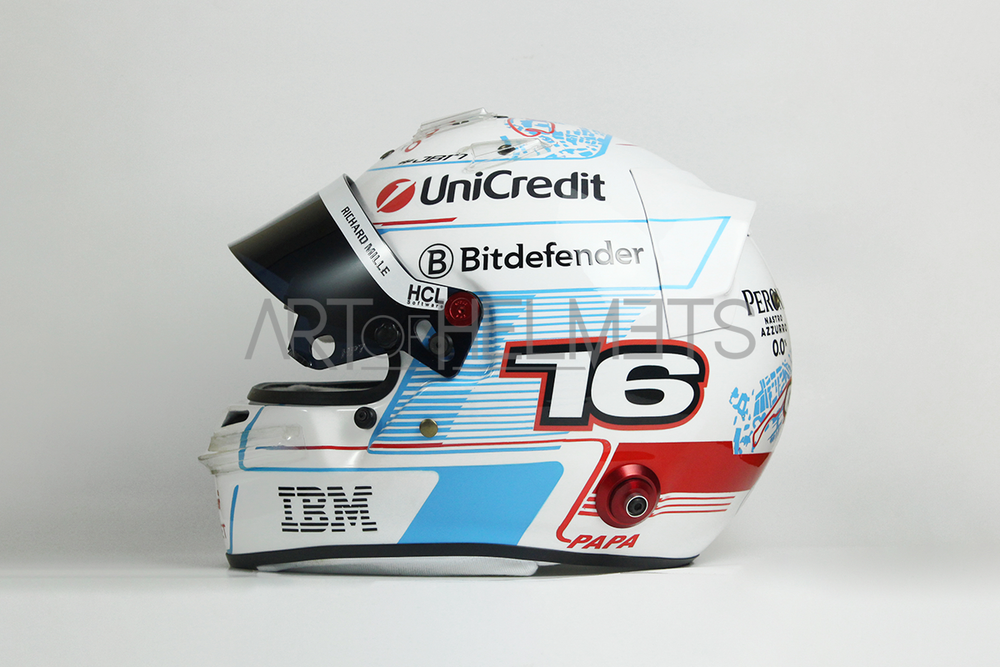 Charles Leclerc 2025 Monaco GP F1 Full-Size 1:1 Replica Helmet